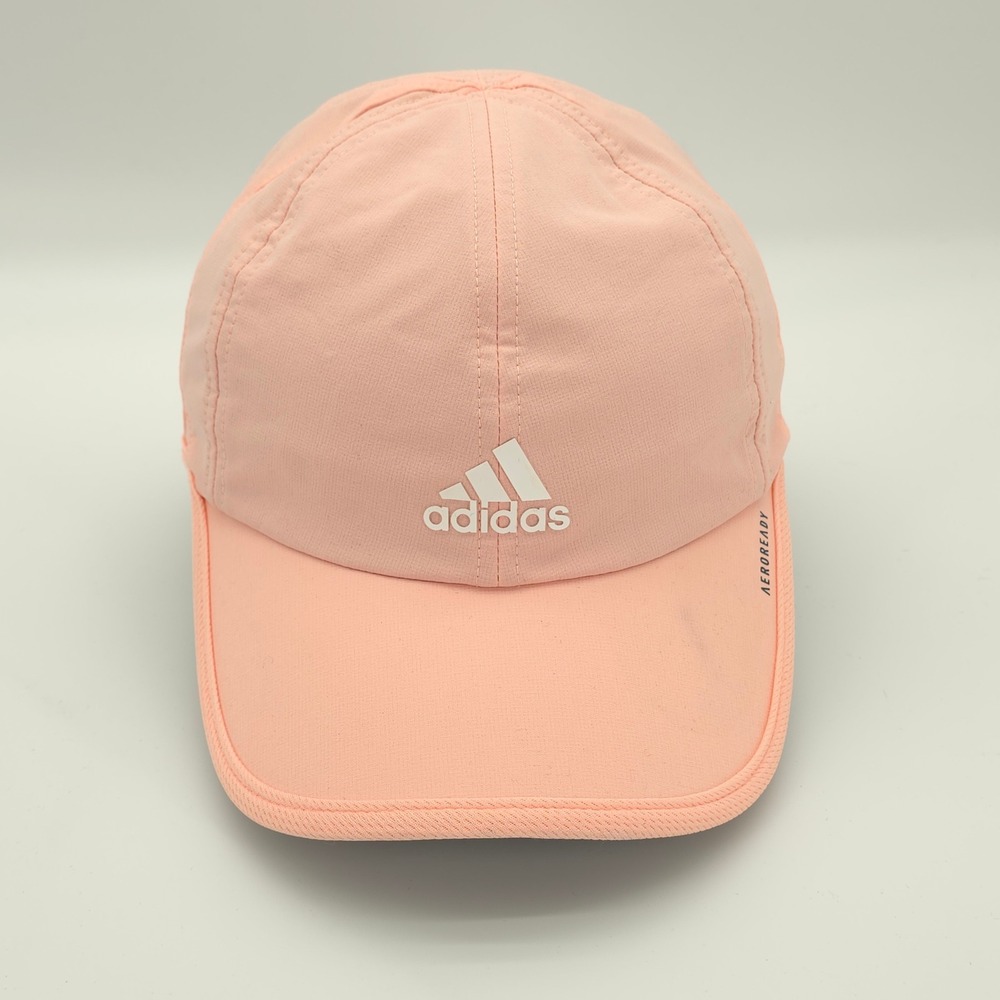 Adidas Hat Cap Womens StrapBack Pink Aeroready Running Golf Athletic